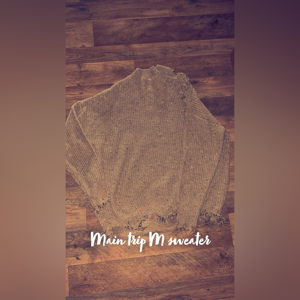 It’s a Main strip sweater